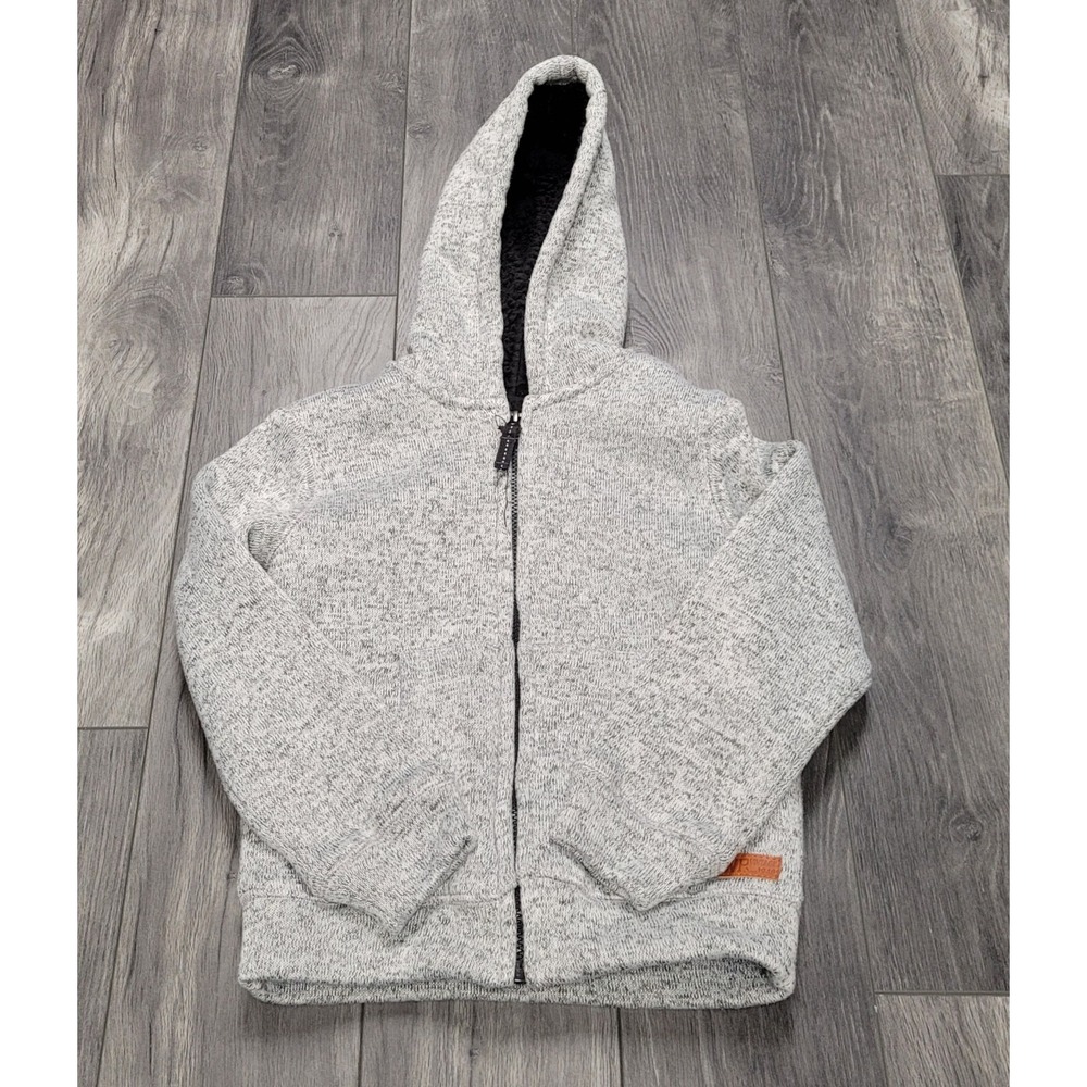 Boys "Weatherproof Vintage" Zip-up Sweatshirt Hoodie Size S (7-8) Gray